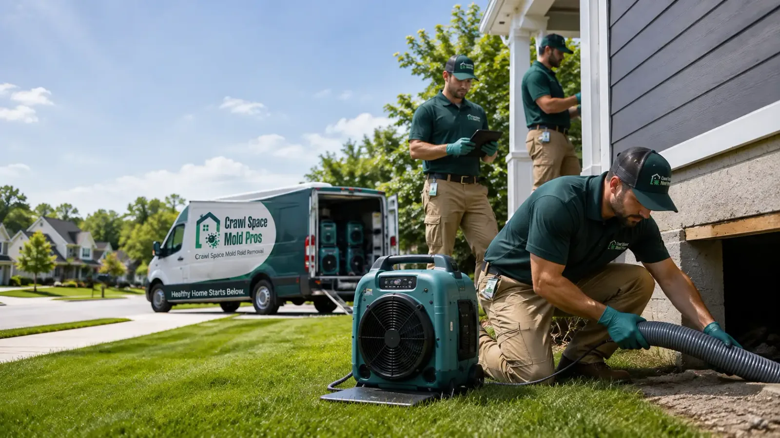 Crawl Space Mold Removal in Dewar, IA